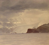 Gatlin Glacier and Icefalls Antarctic-Paintings David Rosenthal